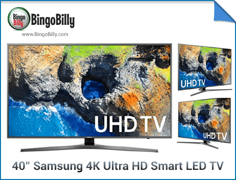 40” Samsung 4K Ultra HD Smart LED TV 